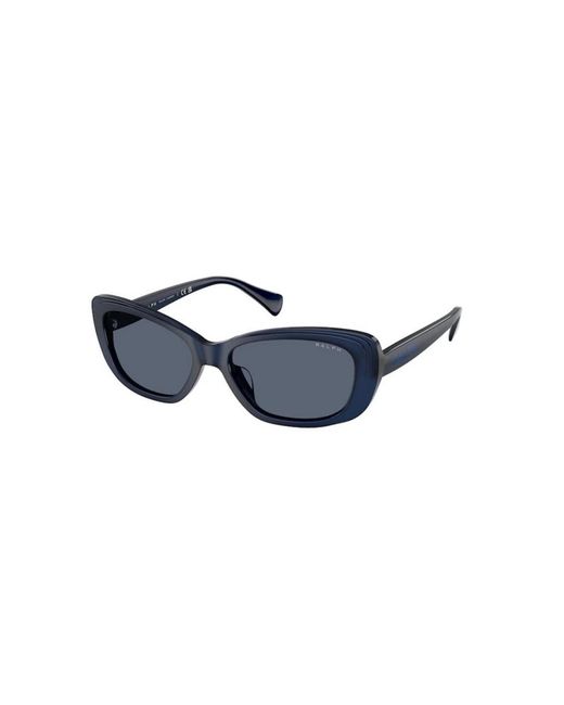 Ralph Lauren Blue Rectangle Sonnenbrille