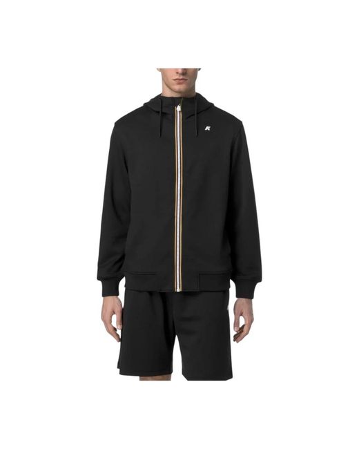 Zip-Throughs K-Way de hombre de color Black