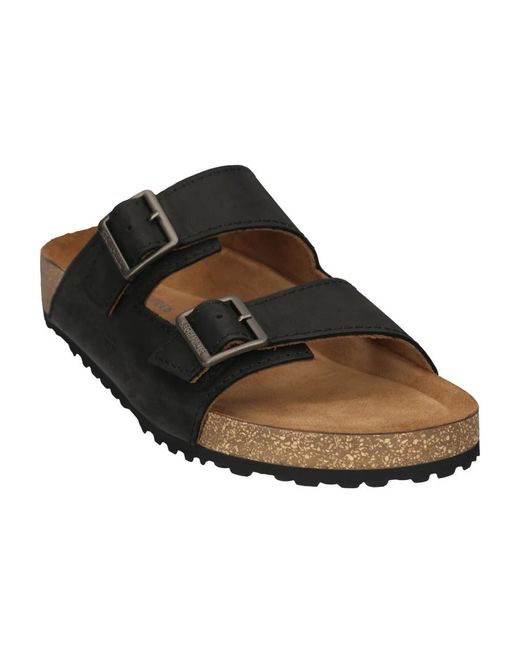 Salamander Black Sliders for men