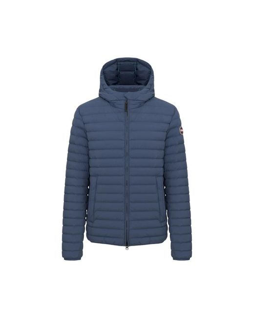 Colmar Jassen ,Blauw ,Blauwe Donsjas Extra Slim Fit in het Blue voor heren