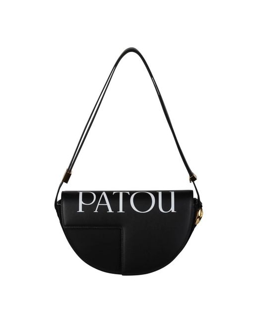 Patou Black Shoulder Bags