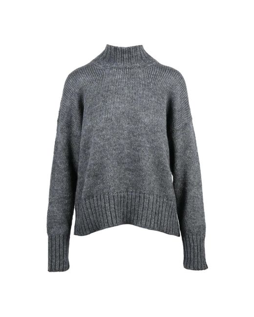 Alpha Studio Gray Turtlenecks