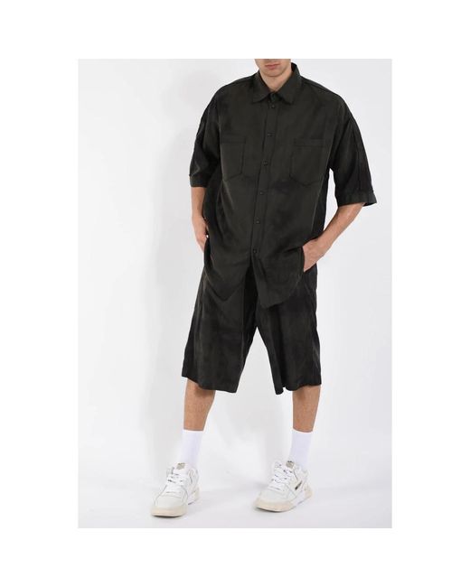 Andrea Ya'aqov Black Casual Shorts for men