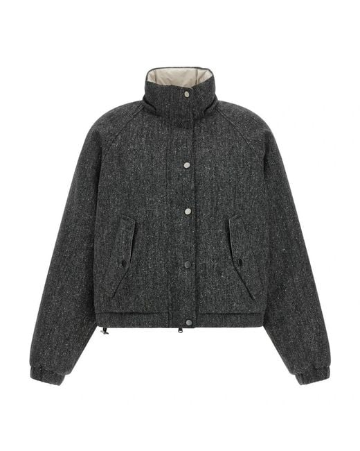 Brunello Cucinelli Black Down Jackets