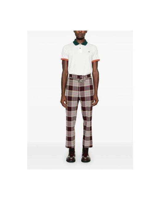 Vivienne Westwood Brown Straight Trousers for men