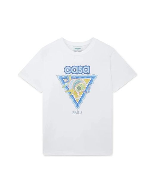T-Shirts di Casablanca in White da Uomo