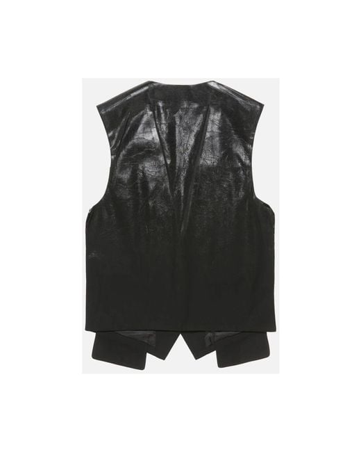 Acne Black Waistcoats