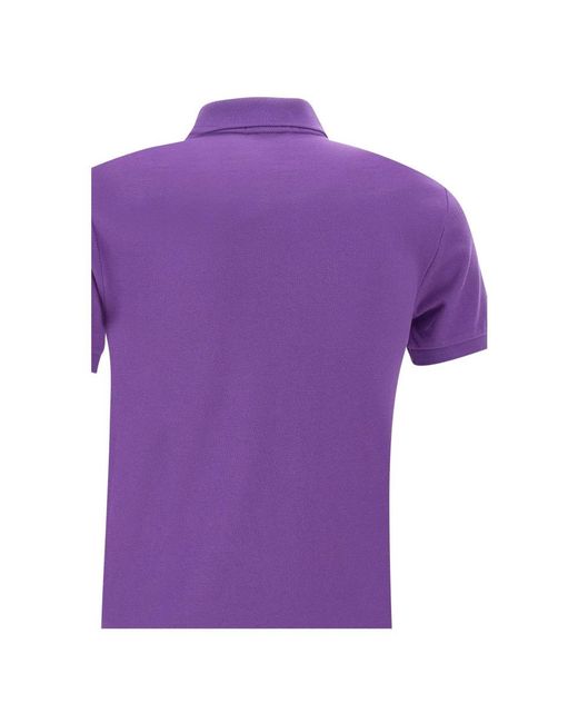 Ralph Lauren Purple Polo Shirts for men