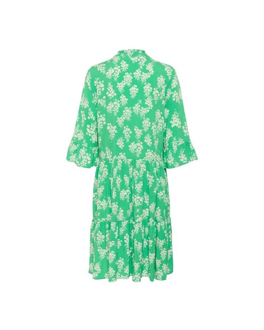 Saint Tropez Green Midi Dresses
