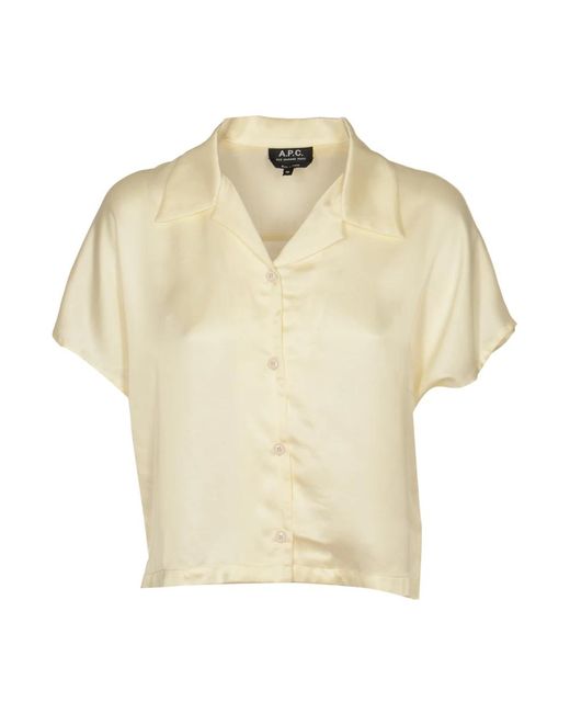 A.P.C. Natural Hemd chemisette miley