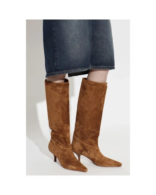 Paris Texas Brown Heeled Boots