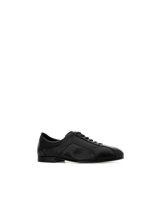 Jil Sander Black Laced Shoes for men