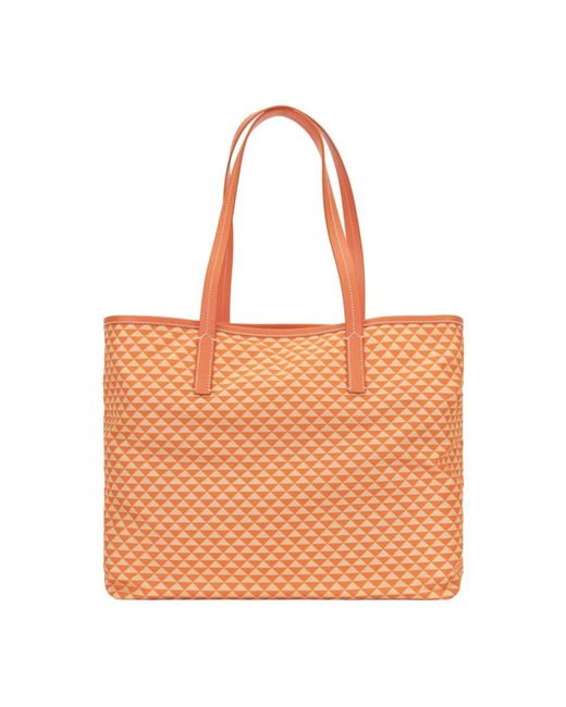 Prada Orange Tote Bags