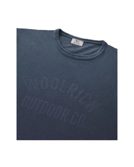 Woolrich Blue T-Shirts for men