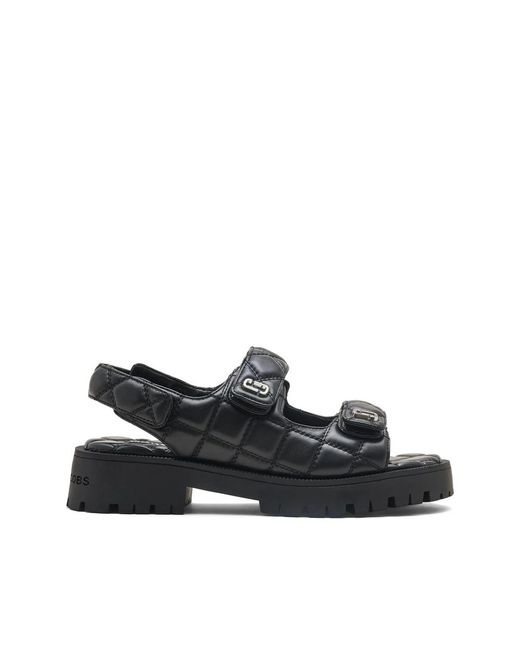 Marc Jacobs Schoenen ,Zwart ,Zwarte Open Teen Blokhak Schoenen in het Black