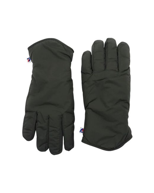 K-Way Green Wasserdichte Handschuhe Mit Sherpa-Futter