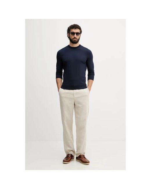 Guess Kadir Tech Sweater in het Blue voor heren