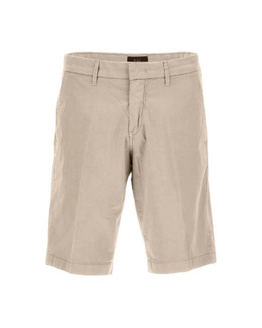 Fay Natural Casual Shorts for men