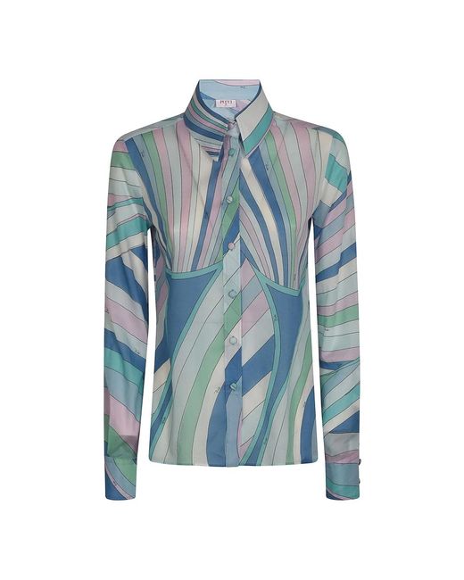 Blouses & shirts > shirts Emilio Pucci en coloris Blue