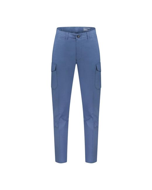 North Sails Broeken ,Blauw ,Katoen Chino Broeken in het Blue voor heren