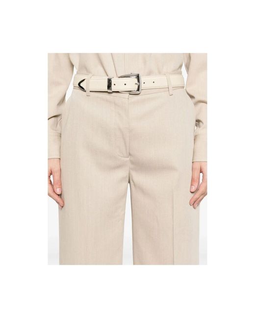 Antonelli Natural Straight Trousers