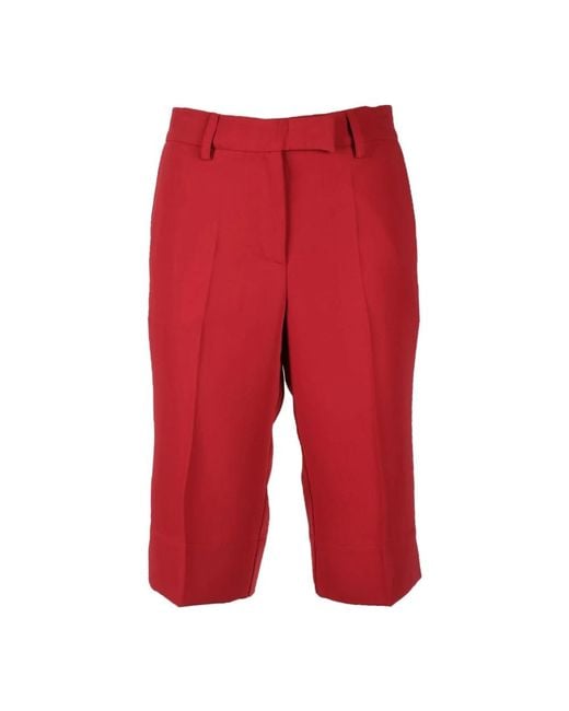 Long Shorts Semicouture de color Red