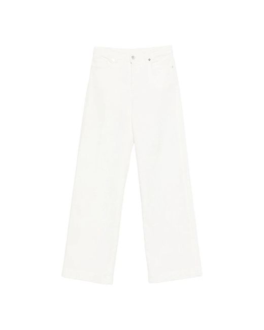 Nine:inthe:morning White Straight Fit Jeans