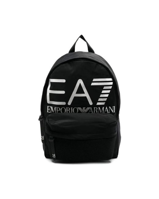 EA7 Black Backpacks