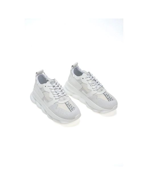 Versace Schoenen ,Wit ,Chain Reaction Witte Damessneakers in het White voor heren