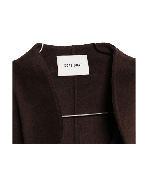 Light Jackets Soft Goat de color Black