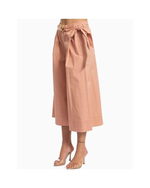 Pinko Pink Cropped Trousers