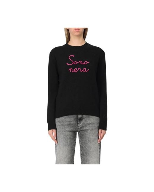 Mc2 Saint Barth Black Cashmere Knitwear