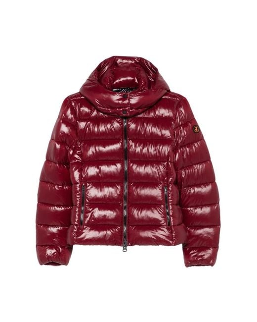 Save The Duck Stijlvolle Winterjassen Voor Mannen in het Red