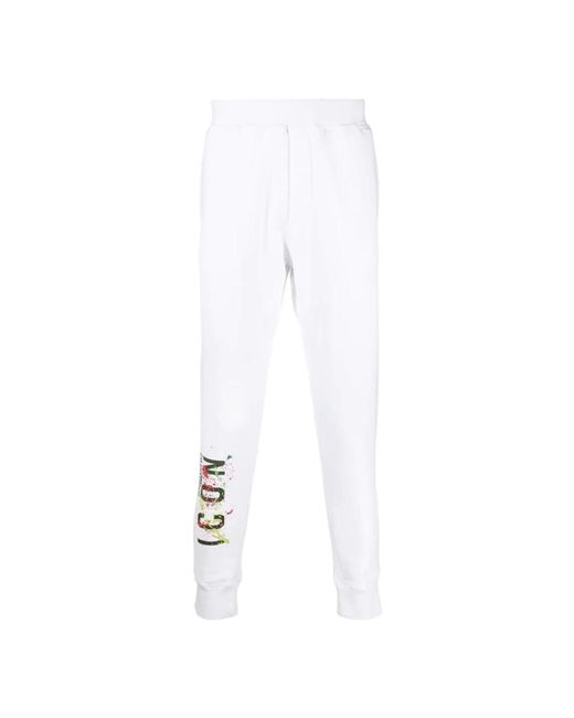 DSquared² White Sweatpants for men
