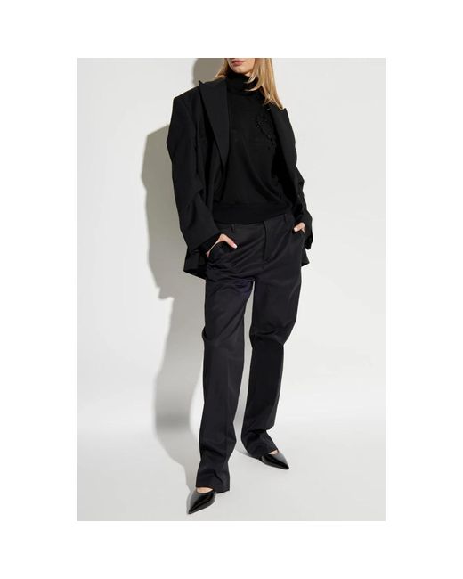 DSquared² Black Straight Trousers