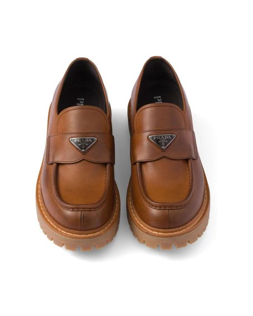 Prada Brown Loafers for men