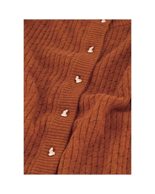 FABIENNE CHAPOT Brown Charlotta Cardigan