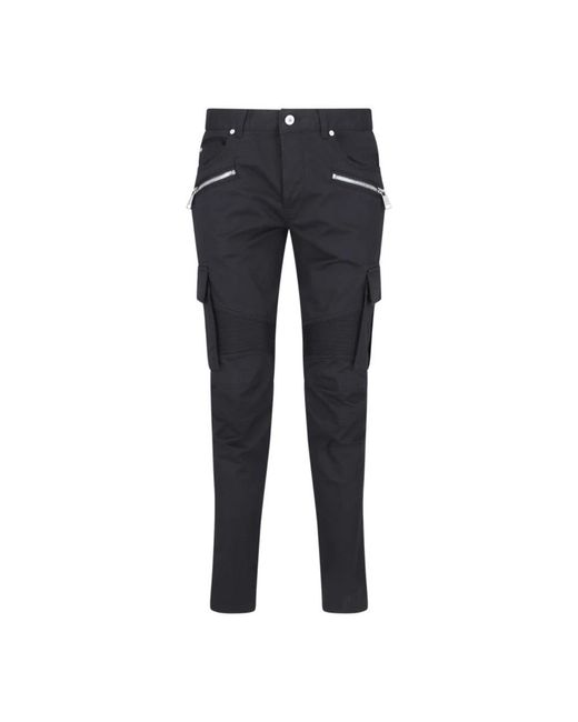 Balmain Blue Slim-Fit Trousers for men