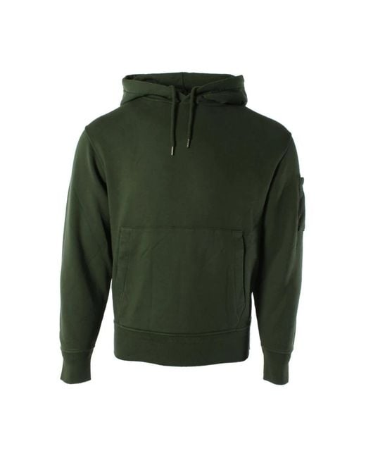 C.P. Company Men's Green Hoodies
