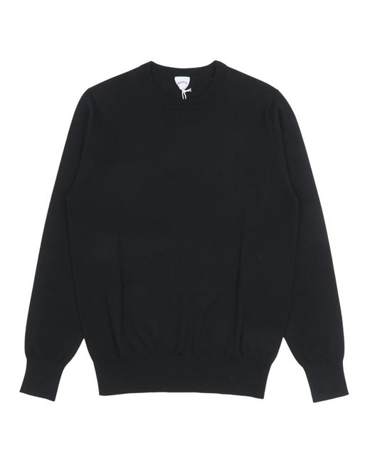 Aspesi Black Round-Neck Knitwear for men