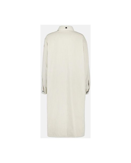 Moncler Natural Single-Breasted Coats