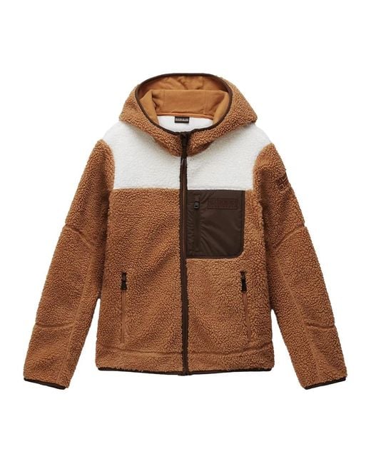 Napapijri Brown Light Jackets for men