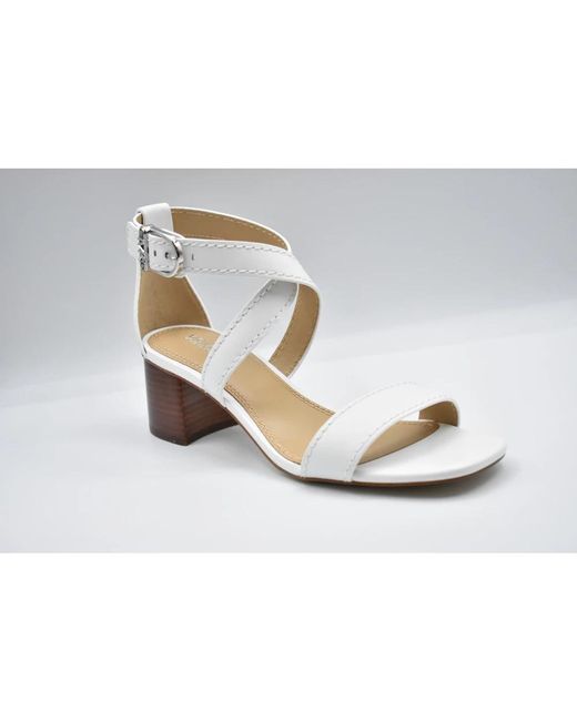Michael Kors White High Heel Sandals