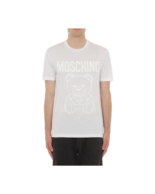 Moschino Shirts in het White voor heren