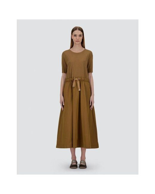 Midi Dresses Herno de color Brown