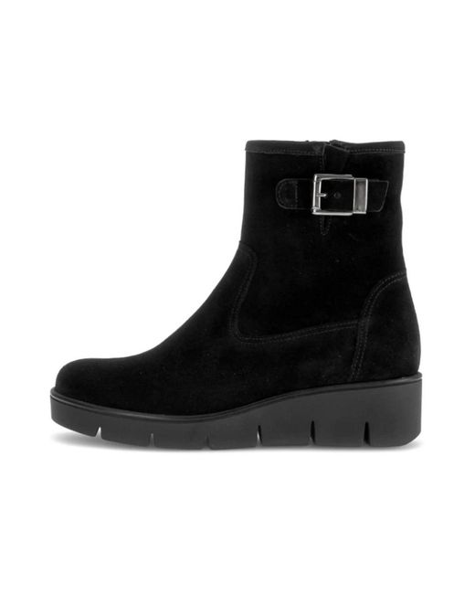 Gabor Black Ankle Boots