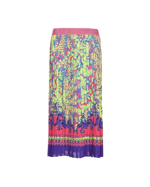 Versace Multicolor Midi Skirts