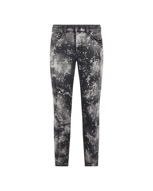 DIESEL Gray Slim-Fit Jeans for men