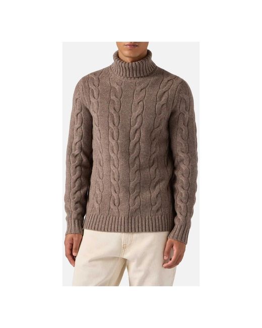 Mc2 Saint Barth Brown Turtlenecks for men