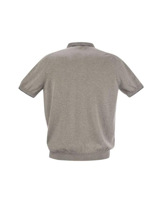 Fay Gray V-Neck Knitwear for men